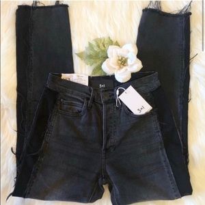3x1 W3 Cora high-rise cropped ankle jeans size 23